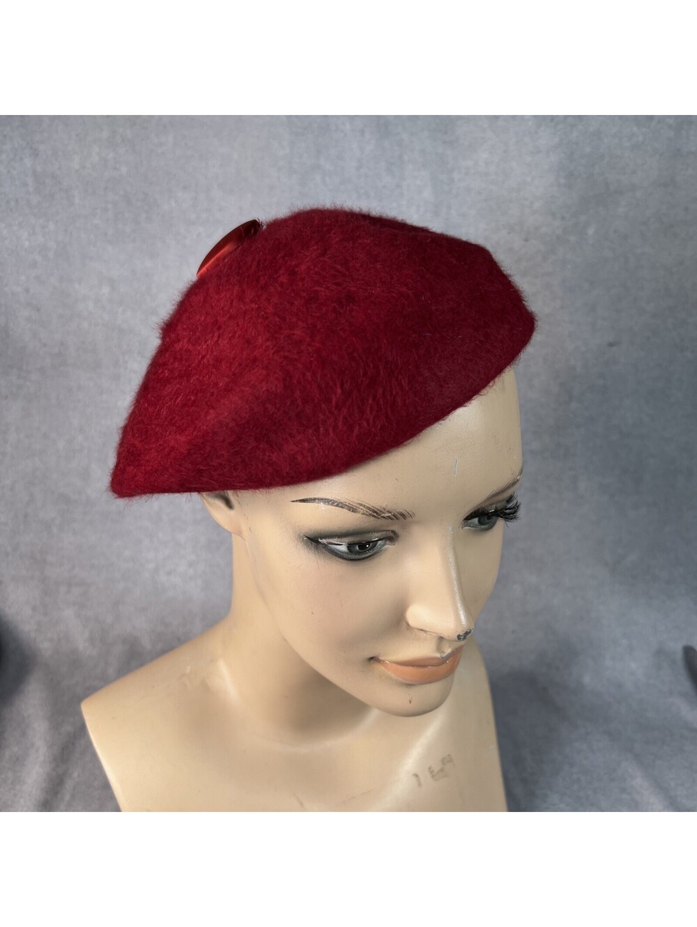 Merrimac Merri-soie Beret Red - See Photos For Size - 1235-2I